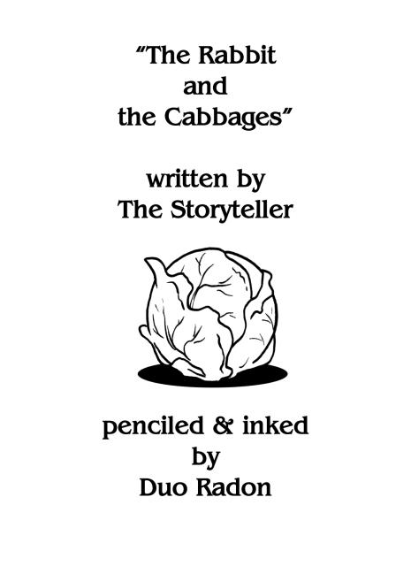 The Rabbit and the Cabbages - Title